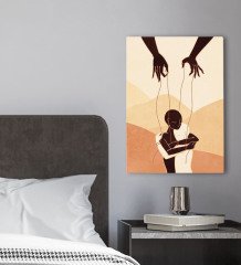 BK Gift Yatak Odası Konseptli Kanvas Tablo 30x50cm-88