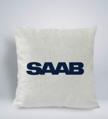 BK Gift Saab Tasarımlı Kare Araç Koltuk Yastığı-1