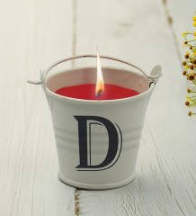 BK Gift Kişiye Özel 10 adet Fotoğraf Baskısı, Aşk Çiçeği Kalp Kolye ve Mini Metal Kovada Kokulu Mum Hediye Seti, Sevgiliye Hediye, Yıl Dönümü Hediyesi