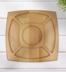 Kişiye Özel Sevgililer Karikatürlü Viski Bardağı ve Doğal Masif Ahşap 4 Bölmeli Sunum Tabağı Çerezlik Hediye Seti-50