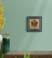 BK Gift Osmanlı Arması Tasarımlı Ahşap Çerçeveli Taş Duvar Dekoru-4