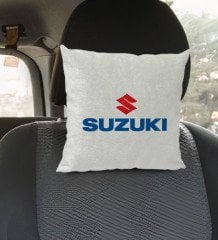 BK Gift Suzuki Tasarımlı Kare Araç Koltuk Yastığı-1