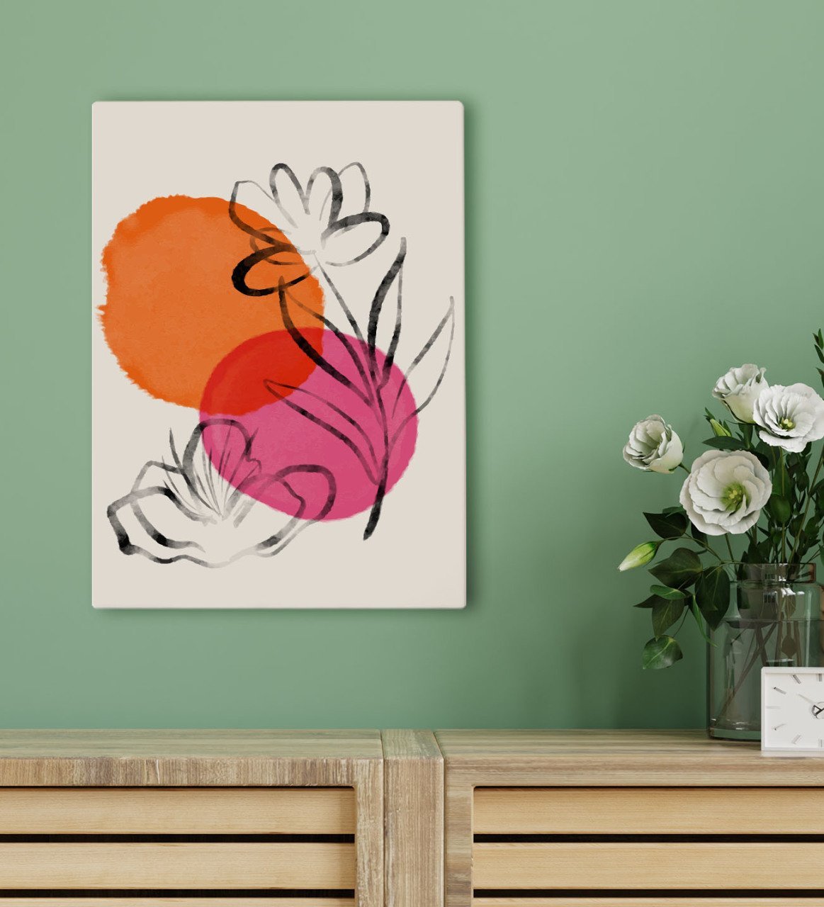 BK Gift Otel Odası Konseptli Kanvas Tablo 30x50cm-88