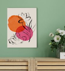 BK Gift Otel Odası Konseptli Kanvas Tablo 30x50cm-88
