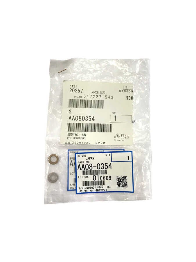 Ricoh AA08-0354 Bushing 6MM - Aficio MP 4000 / MP 5000 (T14624)