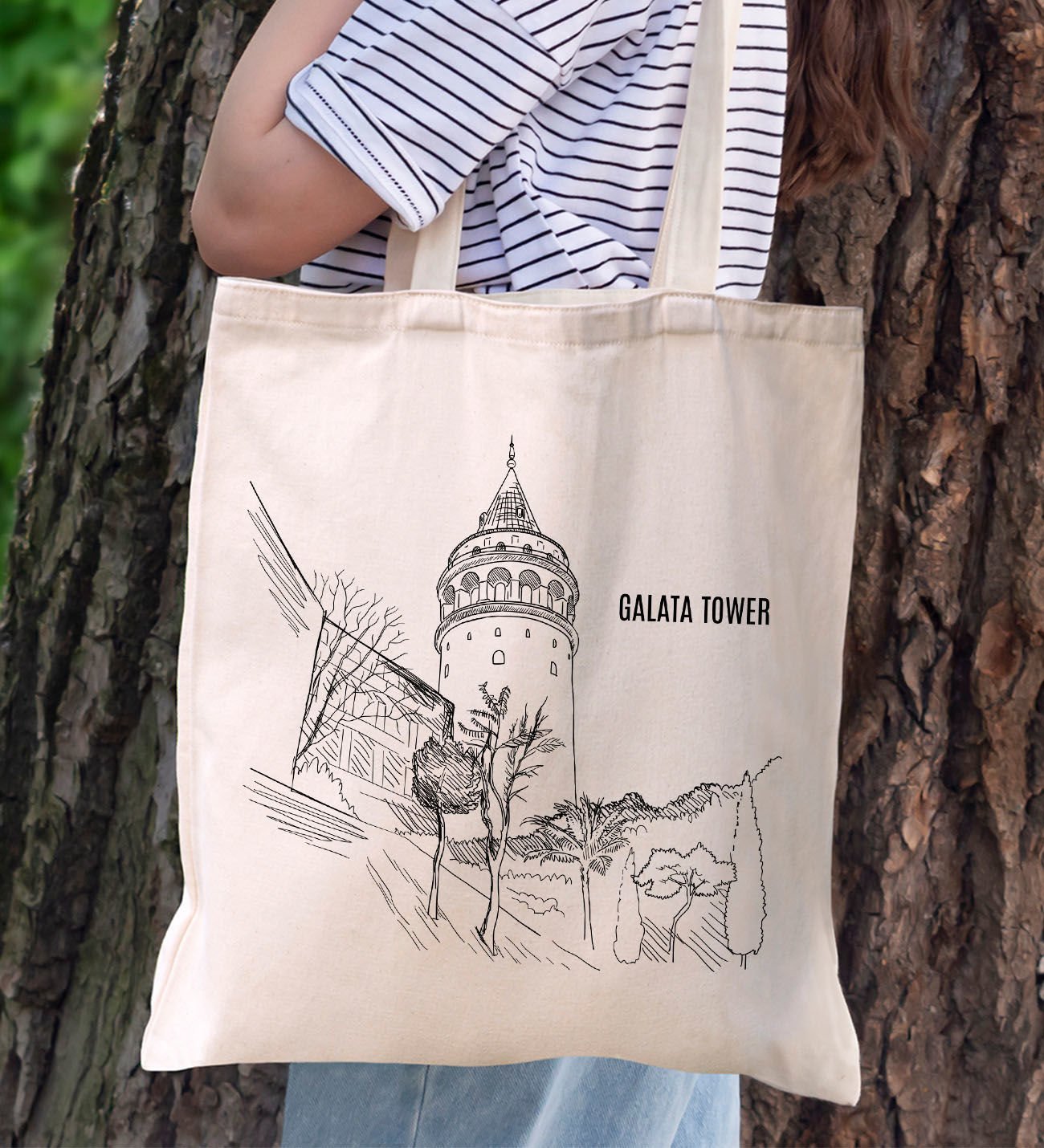 BK Gift İstanbul Tasarımlı Kanvas Bez Çanta, Baskılı Omuz Çantası, Alışveriş Çantası, Plaj Çantası, Arkadaşa Hediye-10