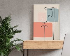 BK Home Picasso Style Tasarımlı Kanvas Tablo 50x70cm-7