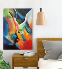 BK Gift Yatak Odası Konseptli Kanvas Tablo 70x100cm-91