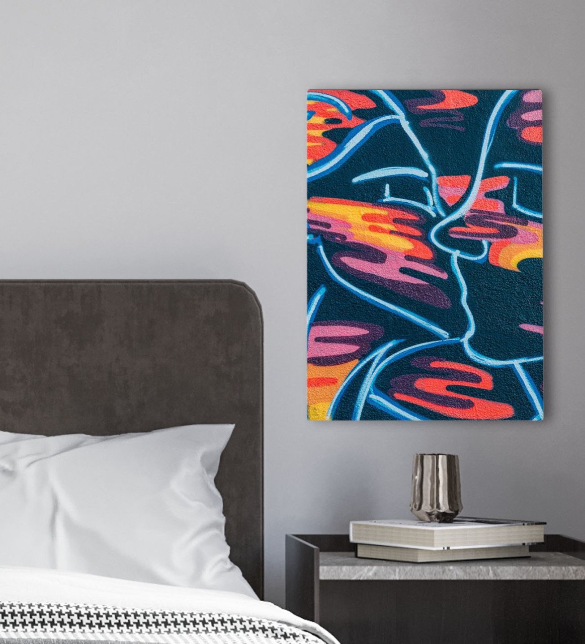 BK Gift Yatak Odası Konseptli Kanvas Tablo 30x50cm-92