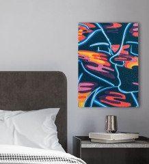 BK Gift Yatak Odası Konseptli Kanvas Tablo 30x50cm-92