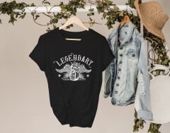 BK Gift Motorsiklet Tasarımlı Kadın Siyah T-shirt -5, Arkadaşa Hediye, Doğum Günü Hediyesi, Sevgili Hediyesi