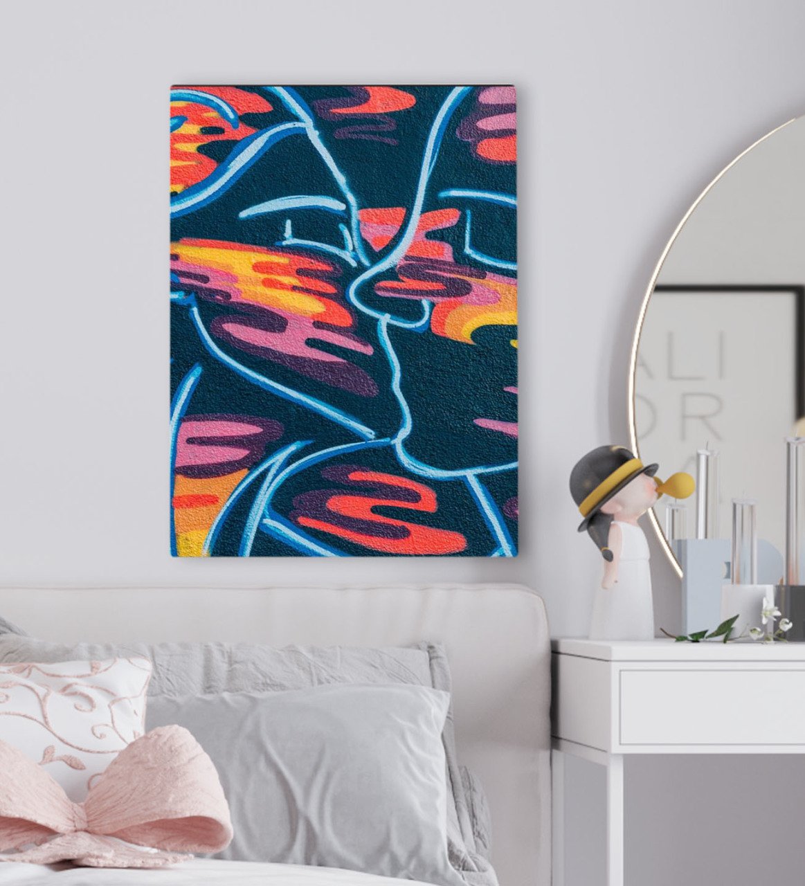 BK Gift Yatak Odası Konseptli Kanvas Tablo 50x70cm-92