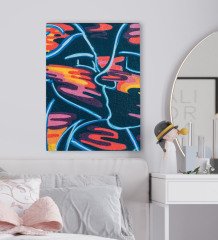 BK Gift Yatak Odası Konseptli Kanvas Tablo 50x70cm-92