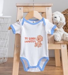 BK Kids Te Şindi Koparcam Tasarımlı Mavi Bebek Body Zıbın-1