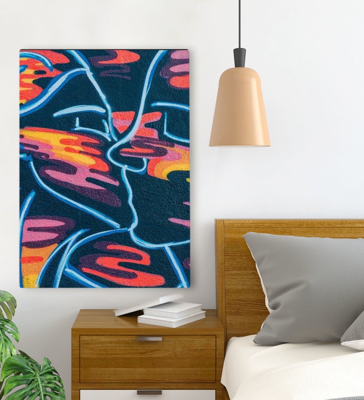 BK Gift Yatak Odası Konseptli Kanvas Tablo 70x100cm-92