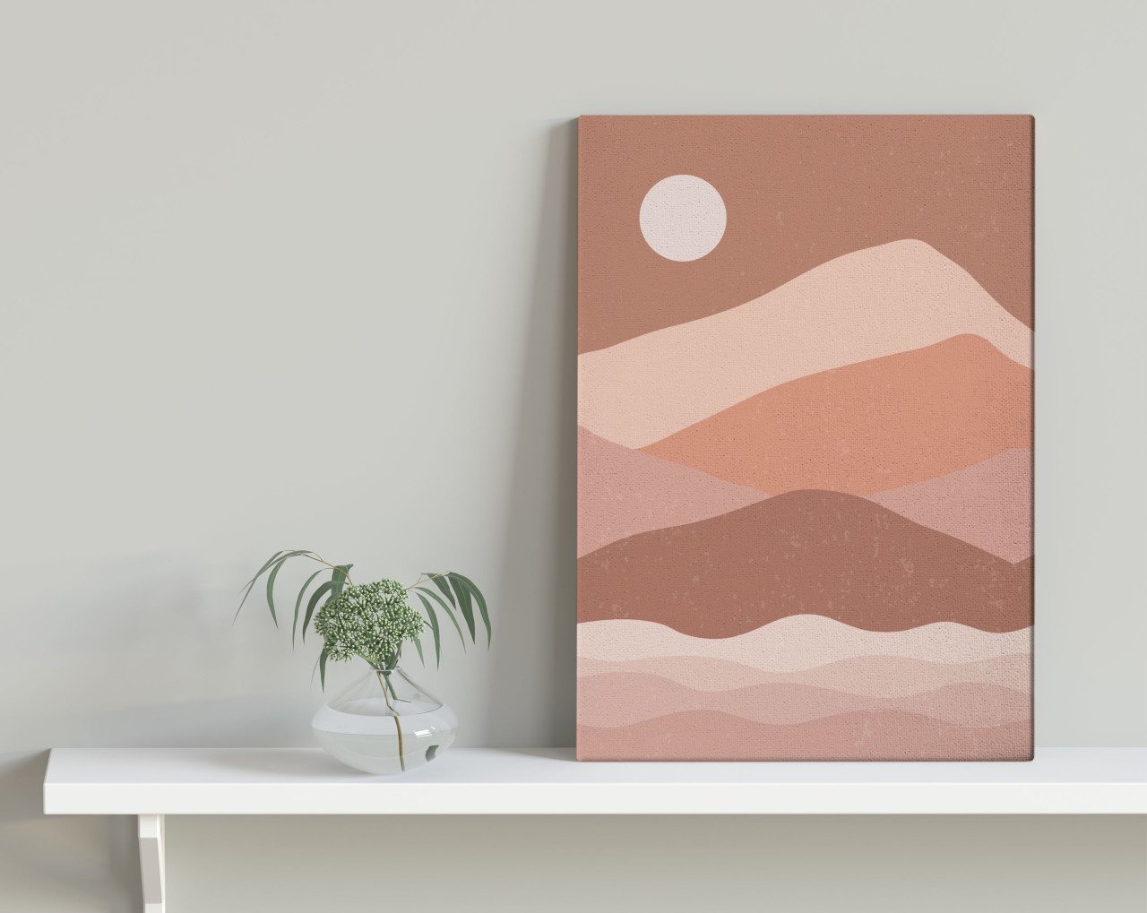 BK Home Sun Rise Tasarımlı Kanvas Tablo 30x50cm-1