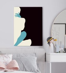 BK Gift Yatak Odası Konseptli Kanvas Tablo 50x70cm-93