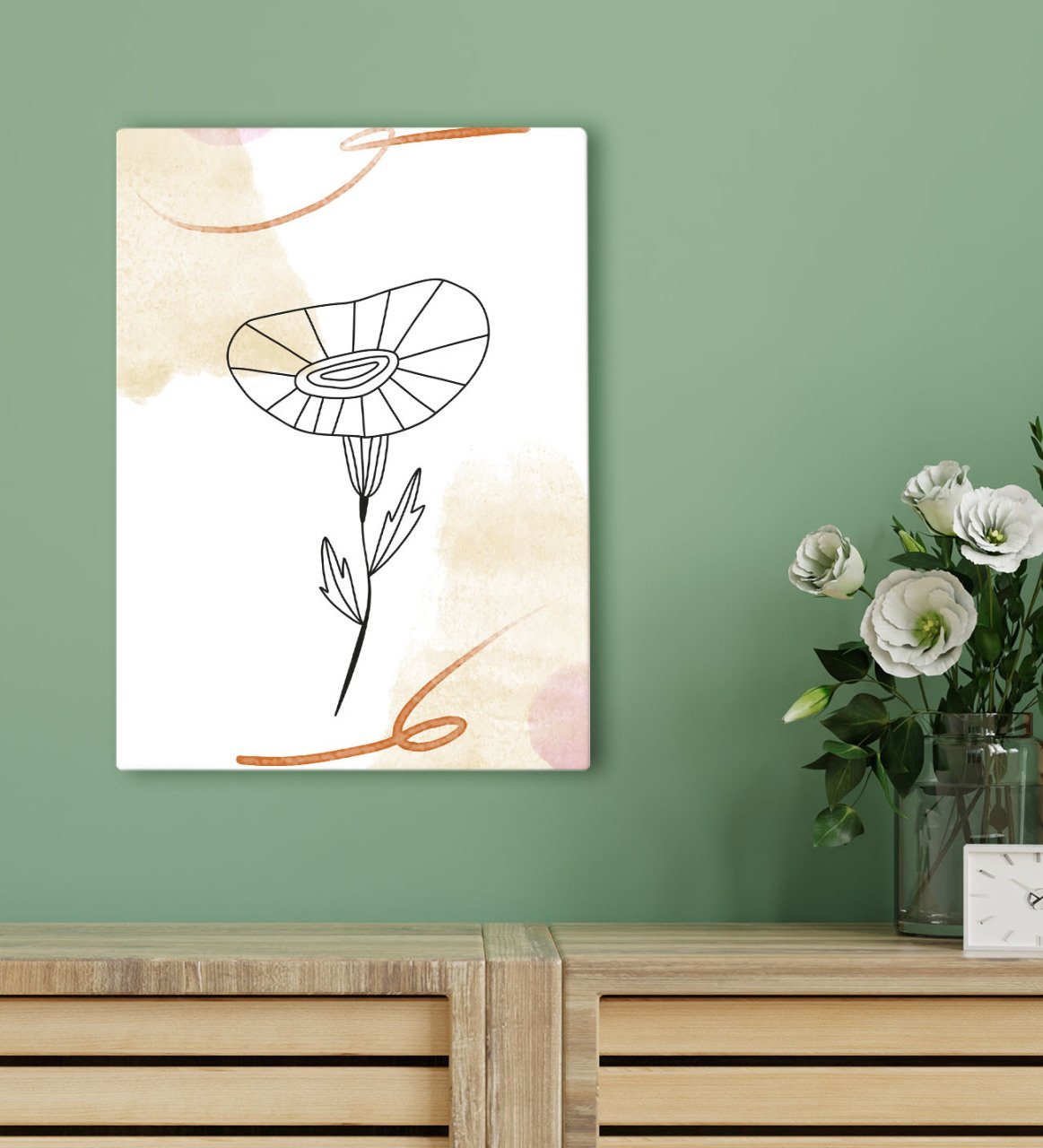 BK Gift Otel Odası Konseptli Kanvas Tablo 30x50cm-91