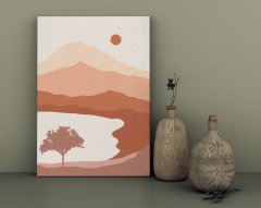 BK Home Sun Rise Tasarımlı Kanvas Tablo 30x50cm-2
