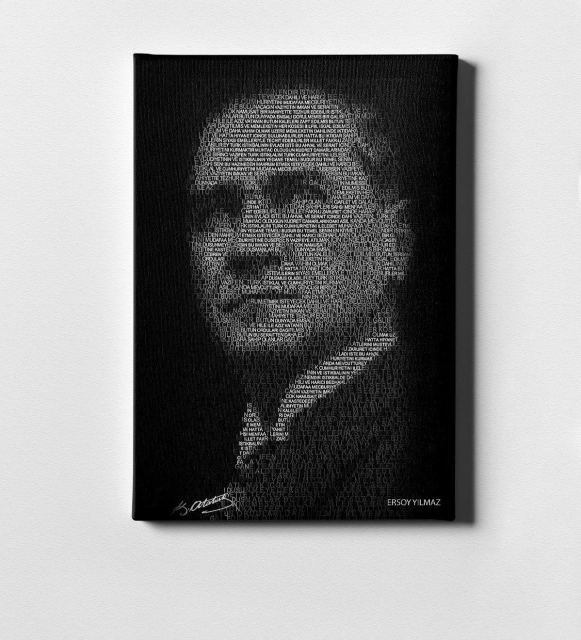 Kişiye Özel Atatürk Kanvas Tablo (50 x 70 cm.) 11