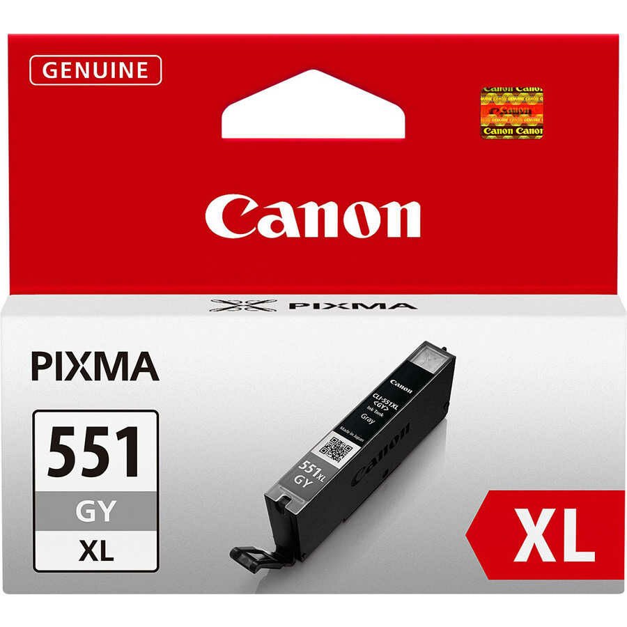 Canon CLI-551GY XL Açık Gri Yüksek Kapasiteli Orijinal Mürekkep Kartuş 6447B001