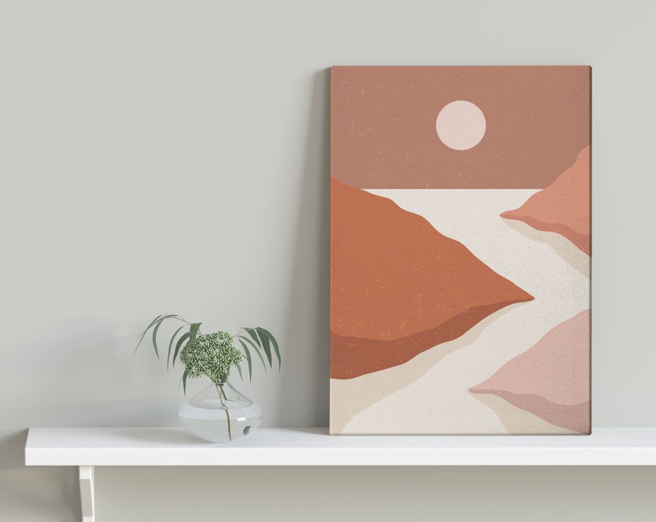 BK Home Sun Rise Tasarımlı Kanvas Tablo 30x50cm-3
