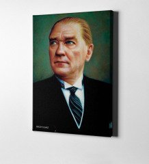 Kişiye Özel Atatürk Kanvas Tablo (50 x 70 cm.) 13