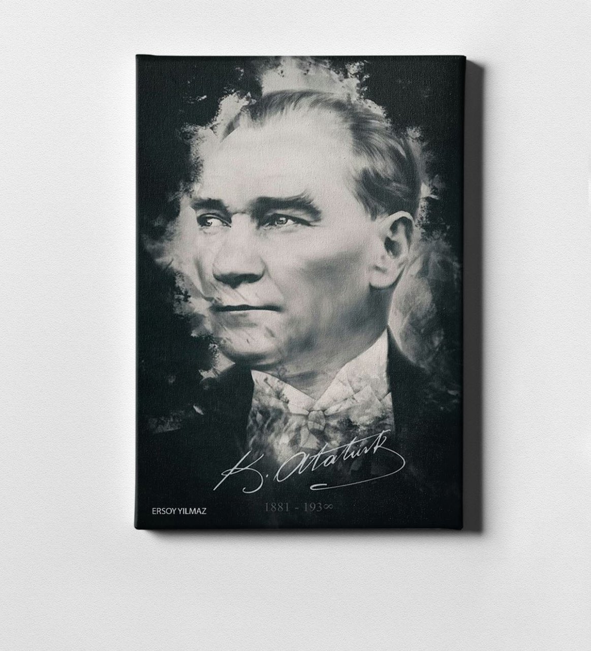Kişiye Özel Atatürk Kanvas Tablo (50 x 70 cm.) 14