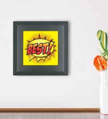 BK Gift Pop Art Tasarımlı Ahşap Çerçeveli Taş Duvar Dekoru-8