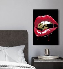 BK Gift Yatak Odası Konseptli Kanvas Tablo 30x50cm-96