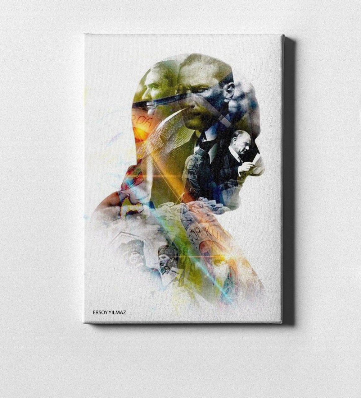 Kişiye Özel Atatürk Kanvas Tablo (50 x 70 cm.) 15