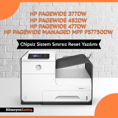 HP PageWide 477 / 452 / 377/ 55750 SERİSİ Chipsiz Sistem Sınırsız