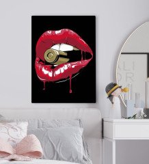 BK Gift Yatak Odası Konseptli Kanvas Tablo 50x70cm-96