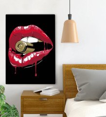 BK Gift Yatak Odası Konseptli Kanvas Tablo 70x100cm-96