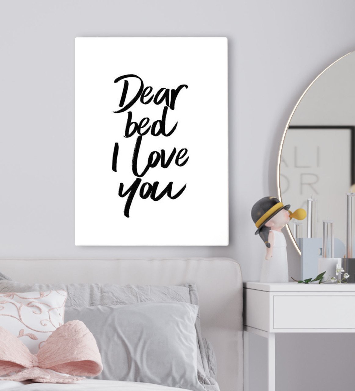 BK Gift Yatak Odası Konseptli Kanvas Tablo 50x70cm-97