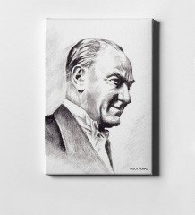 Kişiye Özel Atatürk Kanvas Tablo (50 x 70 cm.) 20