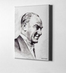 Kişiye Özel Atatürk Kanvas Tablo (50 x 70 cm.) 20
