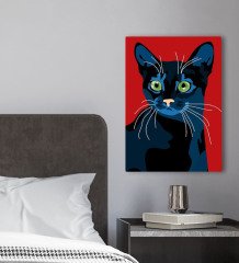 BK Gift Yatak Odası Konseptli Kanvas Tablo 30x50cm-98