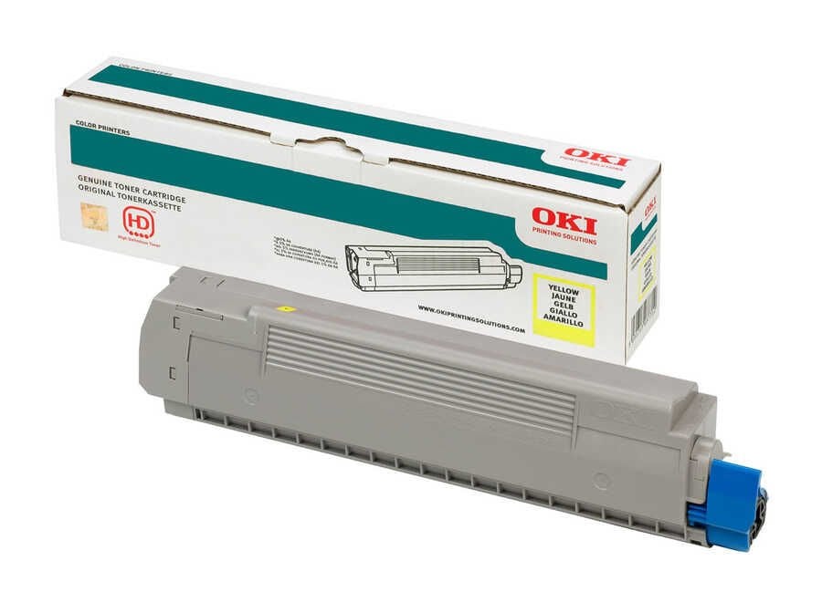 OKI 44844625 Sarı Orjinal Toner - C822 (T14670)