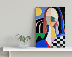 BK Home Dear Mona Tasarımlı Kanvas Tablo 30x50cm-1