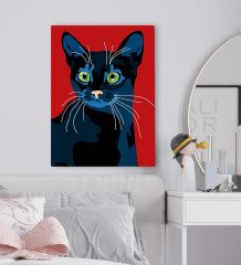 BK Gift Yatak Odası Konseptli Kanvas Tablo 50x70cm-98