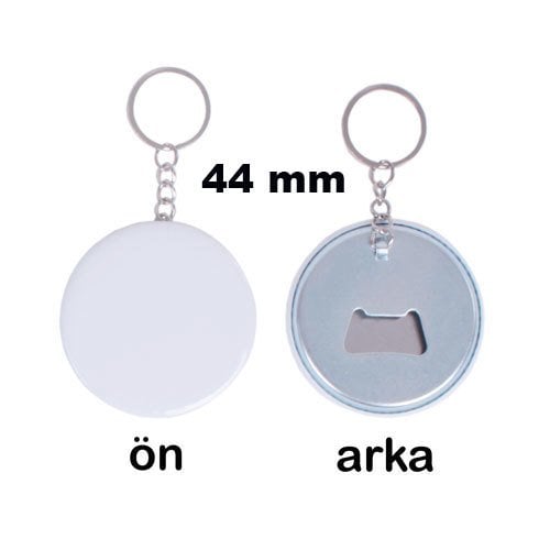Uv Baskı İçin 44 mm Açacaklı Anahtarlık