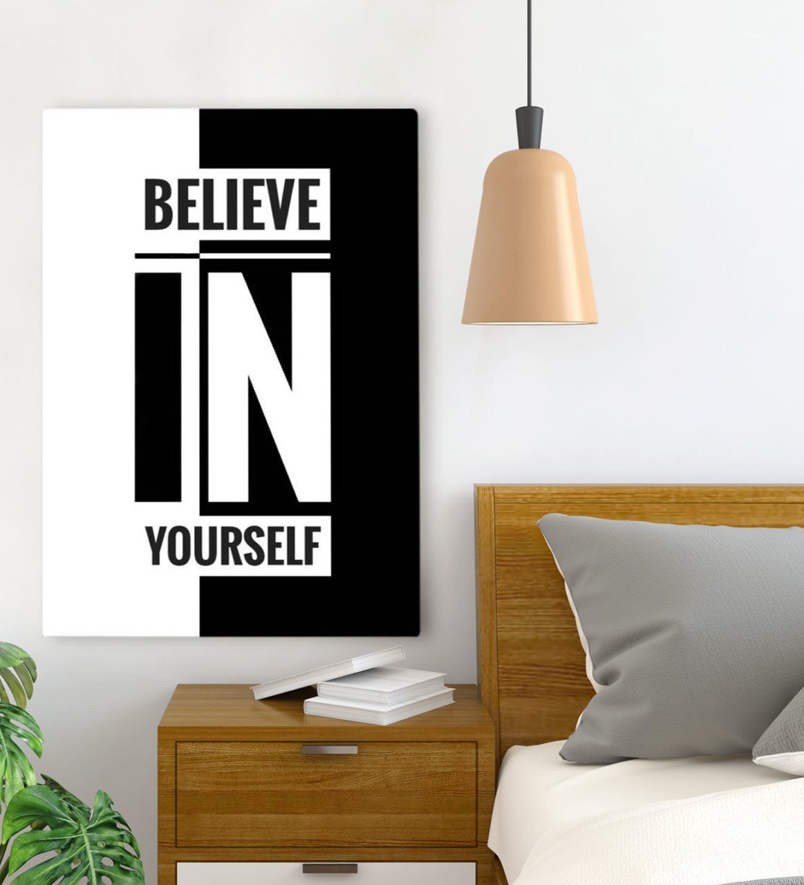 BK Gift Yatak Odası Konseptli Kanvas Tablo 70x100cm-99