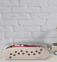 BK Gift Patiler Tasarımlı Keten Bez Kalemlik-1