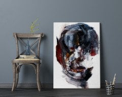 BK Home Distortion Tasarımlı Kanvas Tablo 70x100cm-1