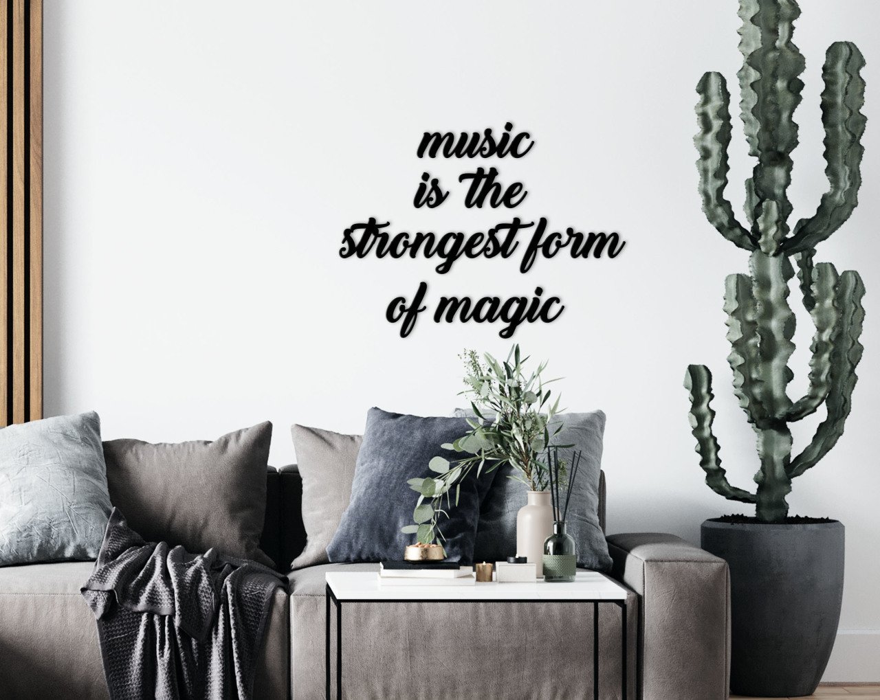 BK Home Music Is The Strongest Form Of Magic Duvar Yazısı-1