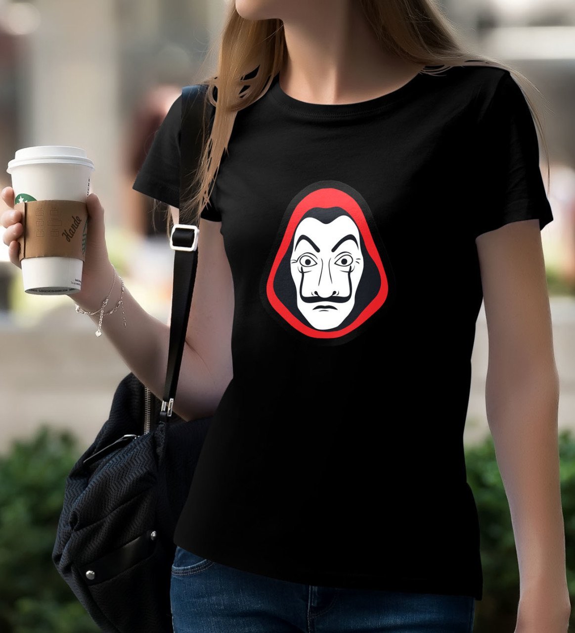 La Casa De Papel Siyah Bayan T-Shirt-26