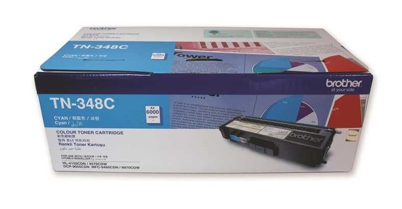 Brother TN-348C Mavi Orjinal Toner - DCP-9055CDN (T7717)