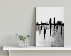 BK Home Gray Morning Tasarımlı Kanvas Tablo 30x50cm-1
