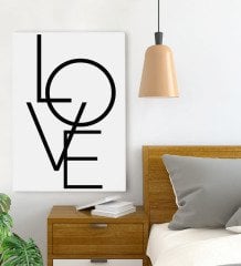 BK Gift Yatak Odası Konseptli Kanvas Tablo 70x100cm-101